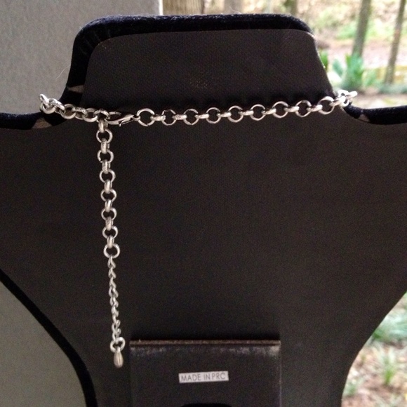 Boho Gypsy Silver Coin Statement Collar Necklace - Picture 3 of 4