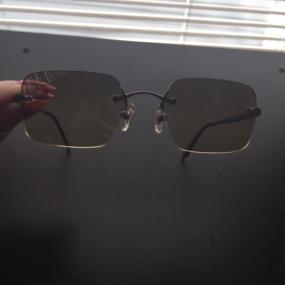 Authentic Rimless Ray Ban sunglasses - Picture 3 of 3