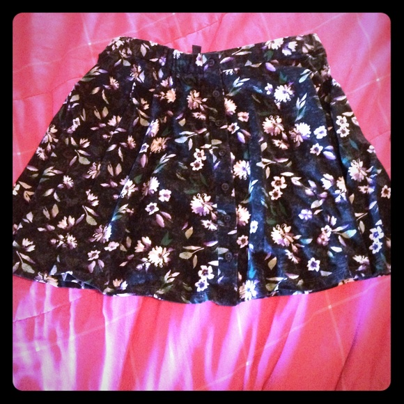 Black high waisted skirt