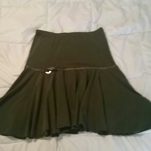 Dark green skirt