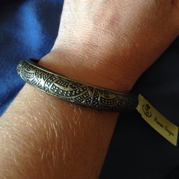 Premier Designs "Hamilton" bangle, antiqued bronze