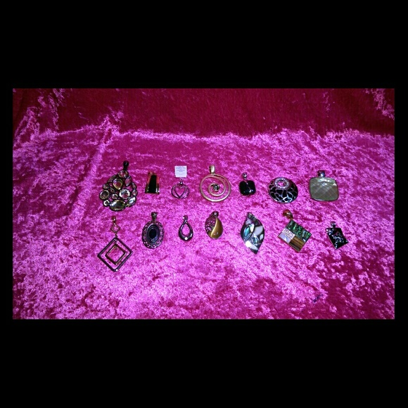 13 Lia sophia necklace pendents/charms. New
