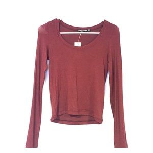 🌿BRAND NEW🌿 Brandy Melville Maroon Top