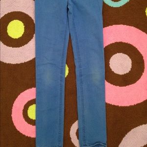 Blue Slim Pants