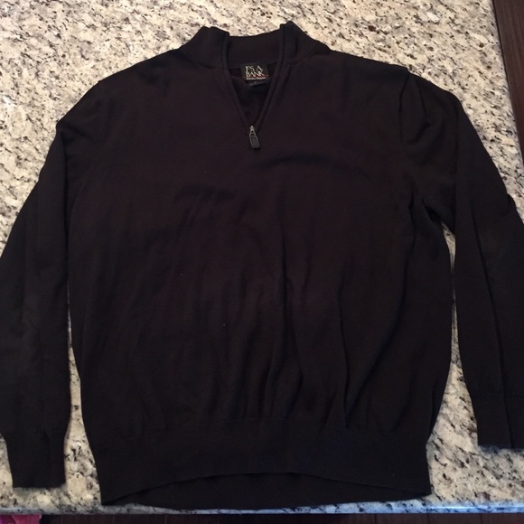 Joseph A Bank Black Sweater
