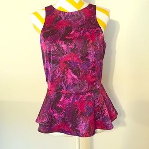 Express printed Peplum top