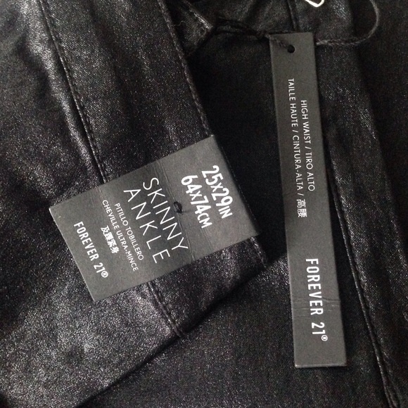 Forever 21 high waist glittery rayon leggings! - Picture 2 of 4