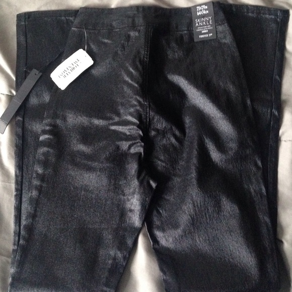 Forever 21 high waist glittery rayon leggings! - Picture 3 of 4