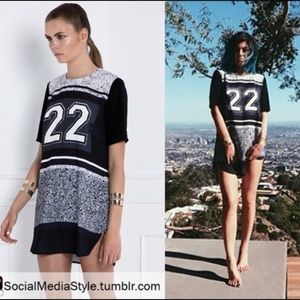 Finderskeepers 22 Black & White Dress