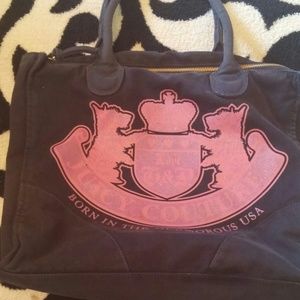 Authentic juicy couture navy bag.