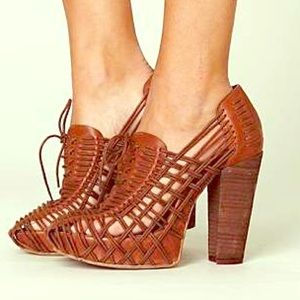 Miista NAIA Weave Bootie - Size 8