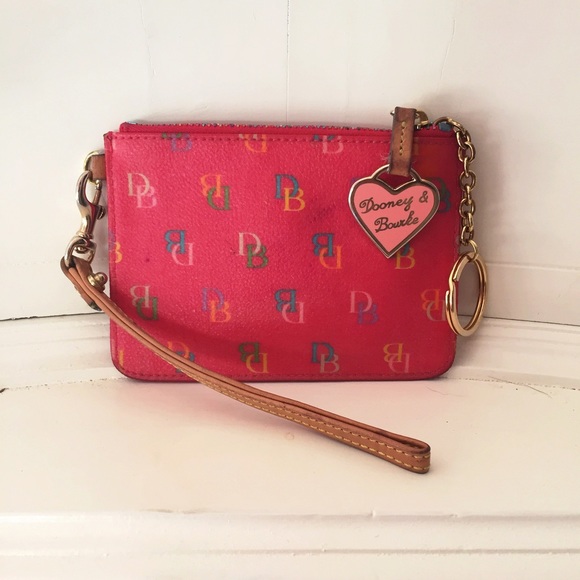 Pink Dooney & Bourke Wristlet Wallet