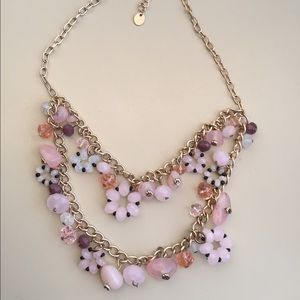 Beaded floral necklace
