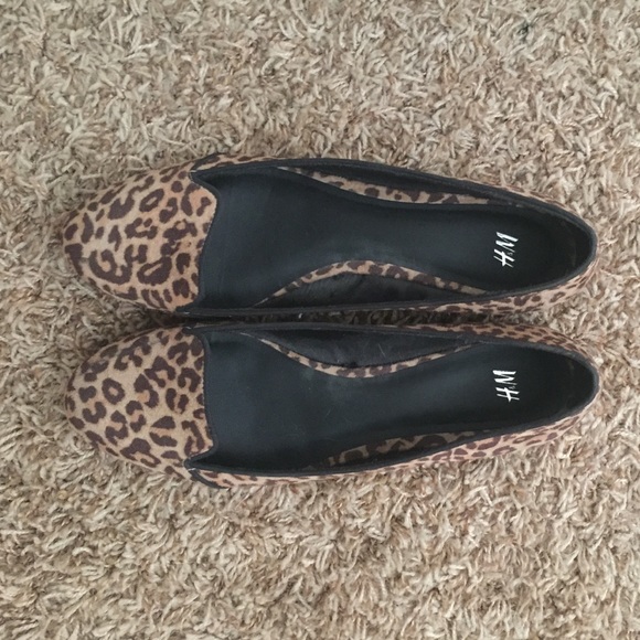 Leopard print loafers