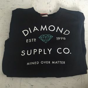 Diamond Supply Co. Black Crewneck