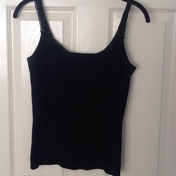 Black Decorated Tank Top - Picture 3 of 3