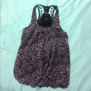 black leopard print tank💕