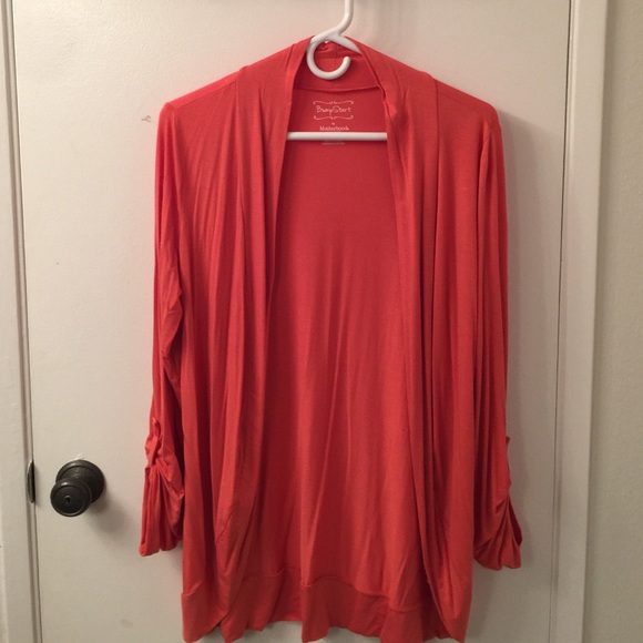 Maternity cardigan in lovely coral