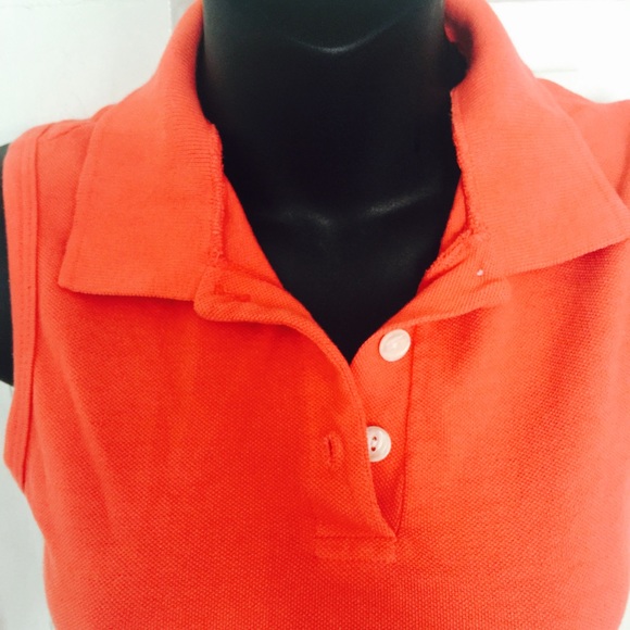 Sleeveless Coral Shirt - Picture 2 of 4