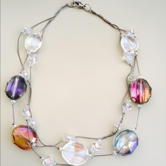 Colored Gem Necklace - Picture 1 of 1