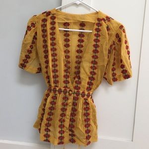 Adorable embroidered top