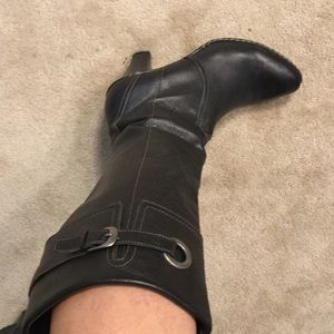 Size 9 leather boots.
