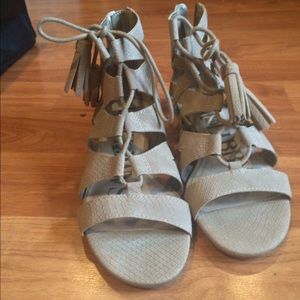 Womens lace up sandal