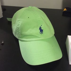 Green polo hat NWOT