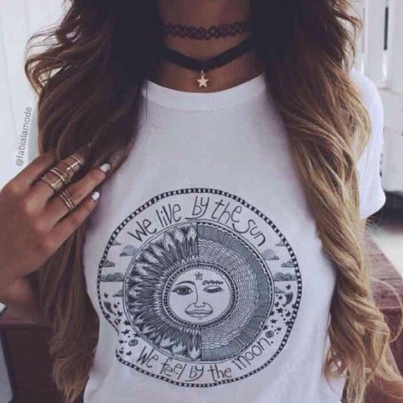 We Live By the Sun We Feel By the Moon Shirt
