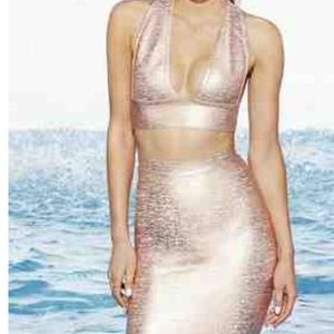 Bodycon two piece dress