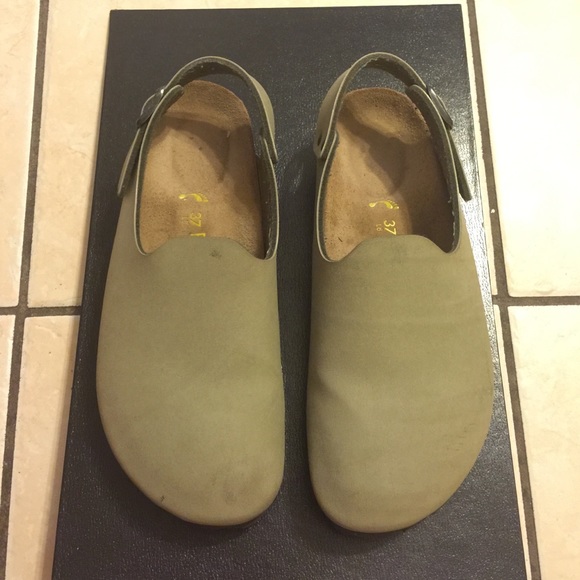 Birkenstock shoes.