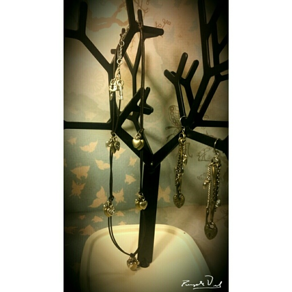 Authentic Fossil Necklace and Earrings