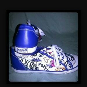 Coach poppy scribb sneakers