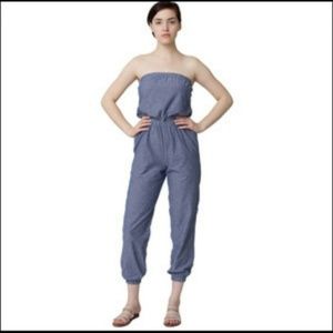 Chambray American Apparel jumpsuit