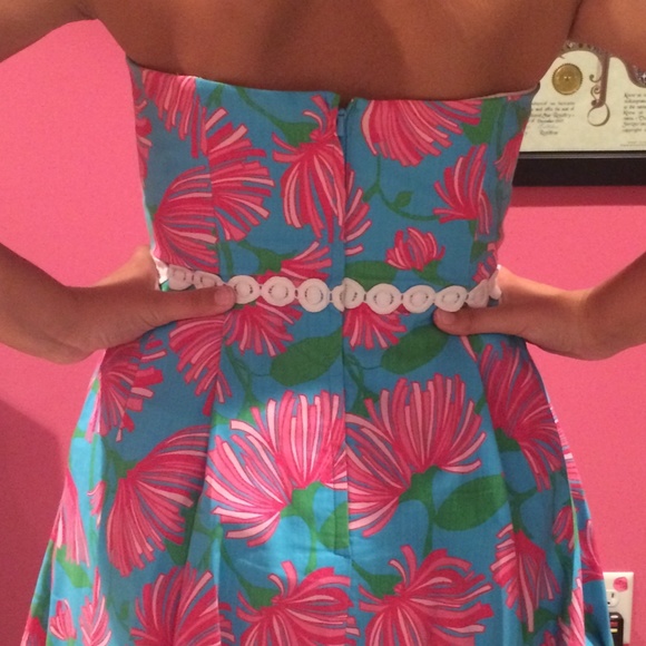 Strapless, flare bottom sundress - Picture 4 of 4