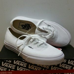 Authentic true White vans