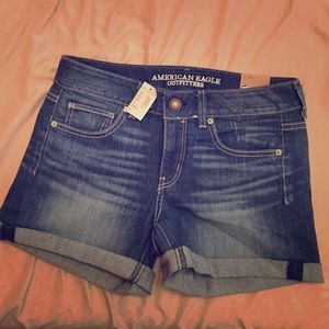 AEO denim shorts