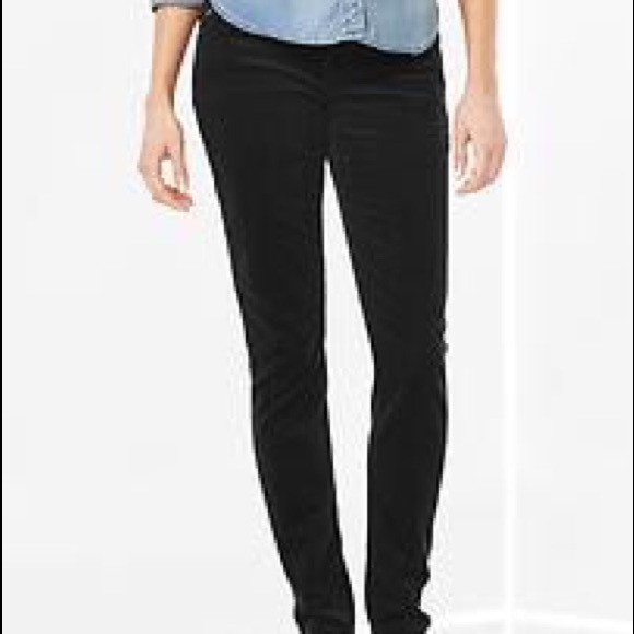 Gap skinny black maternity jeans