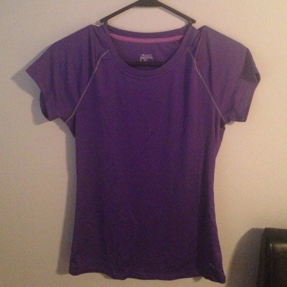 Purple athletic shirt