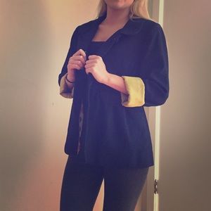 Navy boyfriend blazer