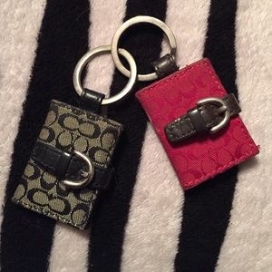 Coach picture key chains