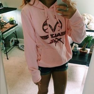 realtree pink and camo sweatshirt!