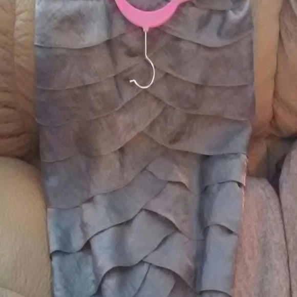 Silver party dress perfect for the holidays!!