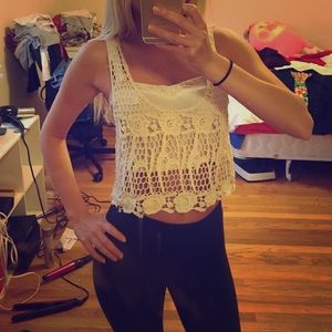 Crochet crop top