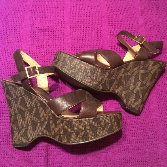 MICHAEL Michael Kors monogram wedges