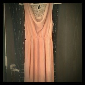 Vintage Style Peach Dress