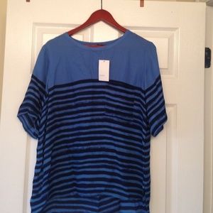 New with tags Vince silk top large