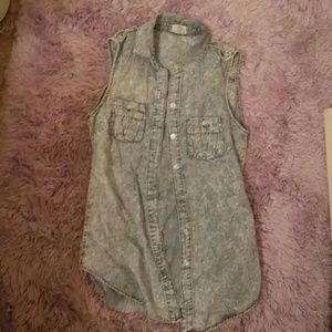 Denim Top/Vest