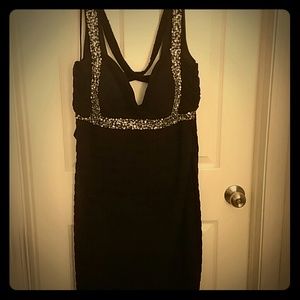 Burgundy Evening Dress