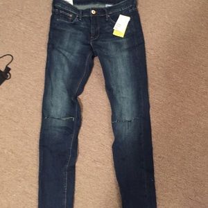Skinny low waist ankle jeans